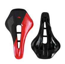 将图片加载到图库查看器,Bike Saddle Mountain Road Bike Seat PU Leather Gel Filled Cycling Cushion Comfortable Shockproof Bicycle Saddle Seat Cushion For Men Comfort Bike Saddle Anti-Slip Bicycle Saddle Waterproof Bicycle Seat For Mountain Bike Seat