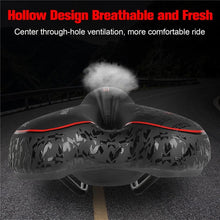 将图片加载到图库查看器,Bike Saddle Mountain Road Bike Seat PU Leather Gel Filled Cycling Cushion Comfortable Shockproof Bicycle Saddle Seat Cushion For Men Comfort Bike Saddle Anti-Slip Bicycle Saddle Waterproof Bicycle Seat For Mountain Bike Seat
