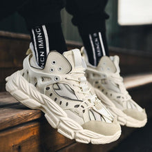 将图片加载到图库查看器,Modern Blue Men's Running Shoes Comfortable Breathable Unisex Sports Shoes Rubber Hard-Wearing Sneakers Casual Sport Shoes Casual Sports Tennis Sneakers
