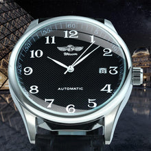 Load image into Gallery viewer, Classic Luxury Men Watch Automatic Wrist Watches Brown Leather Strap Fashionable Design Watches For Men
