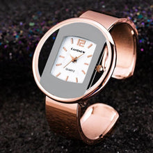将图片加载到图库查看器,Fashion Gold Classic Women's Watches Luxury Stainless Steel Design Wrist Watch For Women