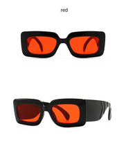 将图片加载到图库查看器,Oversized Square Sunglasses Classic Square Sunglasses For Men & Women Sun Glasses In Snake Pattern For Traveling Shades Female