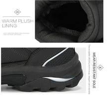 Load image into Gallery viewer, Modern Mens Boots Anti-Skidding Leather Shoes Popular Comfy Spring Autumn Men Shoes Short Plush Snow Boots Outdoor Warm Fur Lined Water Resistant Non Slip Mens Shoes