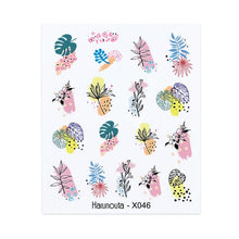 将图片加载到图库查看器,Cool Geometrics Pattern Water Decals Stickers Flower Leaves Slider For Nails Spring Summer Nail Art Decoration Tattoos Women Nail Art Stickers Water Transfer Decals Design Nail Art Supplies Manicure Acrylic Nail Foil Stencils Decorations