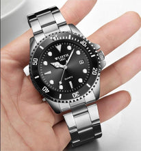 Load image into Gallery viewer, Luxury Round Business Men's Watches Fashion Waterproof Elegant Shine Stainless Steel Design Analog Luminous Men Wrist Watch