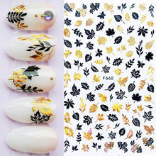 Load image into Gallery viewer, Summer Tropical Beach Coconut Tree Slippers 3D Nail Sticker Leaves Shell Transfer Decals Slider Decoration Manicures Tip Water Transfer Nail Decals Sticker For Pretty Girl Self-Adhesive Nail Decals Designer Nail Stickers for Acrylic