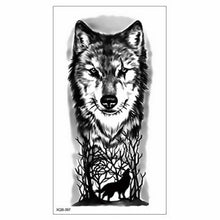 将图片加载到图库查看器,Big Tiger Lion Waterproof Temporary Sticker Tattoo Arm Legs Fake Tattoo Stickers For Adults Realistic Luxury Design For Mens Womens
