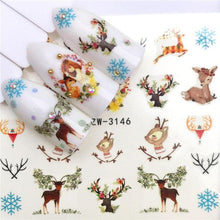 Load image into Gallery viewer, Nail Art Water Transfer Stickers Anime Mouse Animal Kid slider adhesive Watermark Decals Women Beauty Wedding Nails Decal Self-Adhesive 3D Wave Design Decoration for Women Girls Art Stickers Decal Decoration Metallic Curve Strip Line Nail