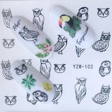 Load image into Gallery viewer, Nail Art Water Transfer Stickers Anime Mouse Animal Kid slider adhesive Watermark Decals Women Beauty Wedding Nails Decal Self-Adhesive 3D Wave Design Decoration for Women Girls Art Stickers Decal Decoration Metallic Curve Strip Line Nail