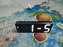 Load image into Gallery viewer, Acrylic/Mirror Alarm Clock LED Digital Clock Voice Control Snooze Time Temperature Display Night Mode Digital Alarm Clock, LED Bedside Clock with 6-Level Brightness Dual Alarm Adjustable Volume with 3 Alarm Sound Alarm Clock for Bedroom Office