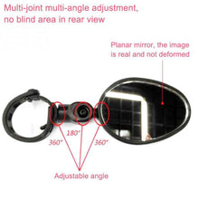 Load image into Gallery viewer, Durable Bicycle Rear View Mirror Handlebar Rearview Mirrors Rotatable Safe Universal Rearview Bicycle Mirrors Adjustable Handlebar Rear View Mirrors For Bicycle Mountain Road Bike