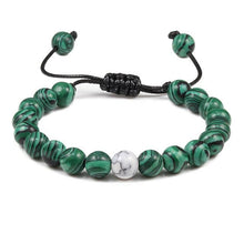 将图片加载到图库查看器,Black Lava Stone Crown Charm Tiger Eye Beads Bracelet For Men Women Braided Bracelets Handmade Adjustable Couple Distance Bracelets Lava Stone Beads Essential Oil Diffuser Adjustable Bracelet With King Queen Crown Charm