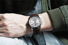 Load image into Gallery viewer, 2021 Fashion Luxury Leather Strap Casual Analog Watch Men Stainless Steel Wristwatch Waterproof Watches