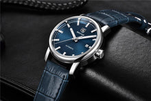 Load image into Gallery viewer, 2021 Fashion Luxury Leather Strap Casual Analog Watch Men Stainless Steel Wristwatch Waterproof Watches