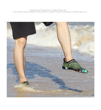 将图片加载到图库查看器,Summer Outdoor Mens Sports Water Shoes Non-Slip Beach Shoes Barefoot Upstream Shoes Quick-Dry Aqua Sock Barefoot For Beach Swim River Pool Lake Hiking Kayaking Surfing