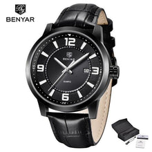 Load image into Gallery viewer, Sports Luxury Watches For Men Quartz Blue Watch Fashion Leather Strap Casual Mens Wrist Watch