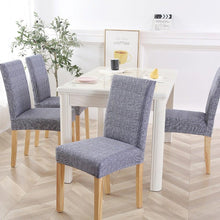 Load image into Gallery viewer, New Chair Covers Spandex Stretch Chair Covers Dining Slipcover Decorative Chair Cover floral For Kitchen Wedding Banquet Hotel Stretch Armless Chair Slipcover for Dining Room Seat Cushion, Spandex Kitchen Parson Chair Protector Cover, Removable & Washable