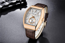 Load image into Gallery viewer, New Quartz Business Mens Luxury Watch Classic Retro Rectangle Analog Waterproof Fashion Leather Strap Wrist Watch