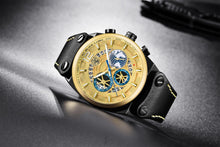 Load image into Gallery viewer, Business Mens Fashion Watches Quartz Silicone Sport Multifunction Watch Men Luxury Waterproof Luminous Hands