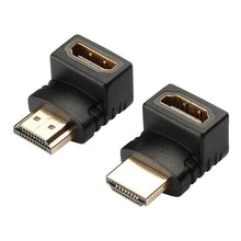 Load image into Gallery viewer, Connector Adapter HDMI Compatible Cable 90 Corner Angle Left Right Up Down Male Female Extender To HDMI Extension 90 Degree Male To Female HDMI Adapter