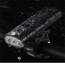 Load image into Gallery viewer, Front Bicycle Light USB Rechargeable LED Bike Light Waterproof Cycling Headlight Climbing Safety Flashlight Lamps Bike Light Super Bright Bicycle Light Easy To Install Fits All Bikes Headlights With Modes