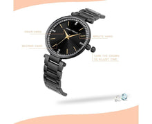 Load image into Gallery viewer, Luxury Crystal Fashion Womens Watch Quartz Analog Waterproof Elegant Stainless Steel Strap Wrist Watch For Women