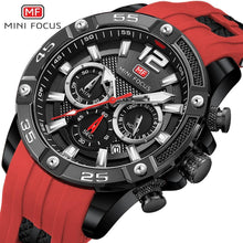 Load image into Gallery viewer, New Fashion Sport Mens Watches Waterproof Silicon Strap Wrist Watch Multifunctional Luminous Hands For Men