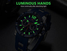 Load image into Gallery viewer, New Fashion Sport Mens Watches Waterproof Silicon Strap Wrist Watch Multifunctional Luminous Hands For Men