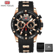 Load image into Gallery viewer, New Fashion Sport Mens Watches Waterproof Silicon Strap Wrist Watch Multifunctional Luminous Hands For Men