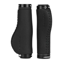 Load image into Gallery viewer, Leather City Mountain Bike Handlebar Cover Handle Grips Bar End Non-slip Aluminum Lock Ergonomic Design Non-Slip Microfiber Leather Bicycle Grip With Aluminum Alloy Dual Lock-On Bicycle Handle Bar Covers For Mountain Road Bike