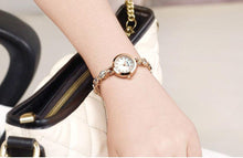 Load image into Gallery viewer, Charming Women Fashion Crystal Watch Elegant Shape Bracelet Strap Luxury Design Quartz Waterproof Womens Wrist Watch