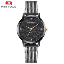 Load image into Gallery viewer, New Women Fashion Watches Luxury Quartz Waterproof Wrist Watch Gold Stainless Steel Mesh Elegant Design For Women