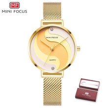 Load image into Gallery viewer, Ultra Thin Rose Gold Women Watches Fashion Analog Quartz Waterproof Wristwatches Elegant Round Design For Women