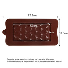 将图片加载到图库查看器,New Silicone Chocolate Mold Triangular Baking Tools Non-Stick Silicone Cake Mould Jelly Candy 3D Molds Kitchen Accessories Break Apart Chocolate Molds Silicone Deep Candy Bar Molds Silicone Shapes