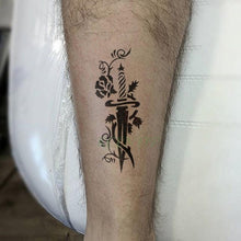 将图片加载到图库查看器,Luxury Different Waterproof Temporary Tattoo Sticker Snake Flower Fake Tattoo Body Art Adult Fashion Stickers For Womens Mens