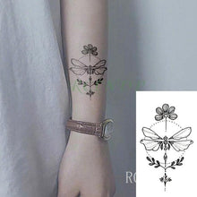 将图片加载到图库查看器,Luxury Different Waterproof Temporary Tattoo Sticker Snake Flower Fake Tattoo Body Art Adult Fashion Stickers For Womens Mens