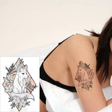 将图片加载到图库查看器,Luxury Different Waterproof Temporary Tattoo Sticker Snake Flower Fake Tattoo Body Art Adult Fashion Stickers For Womens Mens