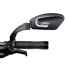 Load image into Gallery viewer, Stainless Steel Bicycle Lens Mirror Handlebar Side Safety Rear View Mirror Road Bike Cycling Rearview Mirrors Blast-Resistant Adjustable Bike Rearview Mirror With Large Lens Bicycle Mirrors For Handlebars