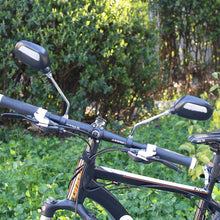 Load image into Gallery viewer, 1 Pair Bicycle Rear View Mirror Bike Cycling Wide Range Back Sight Reflector Angle Adjustable Left Right Mirrors Reflective Cycling Wide Angle 360D Rotation Mirror For Mountain Road Cycling Bicycle Electric Bike Mobility Scooter