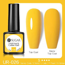 Load image into Gallery viewer, Fluorescent Gel Nail Polish Yellow Green High Quality Colors UV Strong Matte Effect Luxury Design For Girls and Women