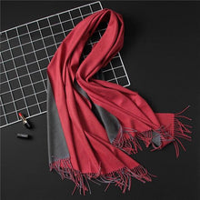 Load image into Gallery viewer, Fashion Winter Solid Soft Scarf Cashmere Lightweight Scarves Shawls Cashmere Escharpe Scarfs Lightweight Shawls Hijabs Shawls Escharpe Elegant Wrap Blanket Bandana Tassel For Lady
