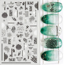 将图片加载到图库查看器,Maple Leaves 3D Nail Stickers Fall Leaf Flowers Line Sliders For Nails Self Adhesive Stickers Autumn Manicuring Decals Transfer Nail Decals Sticker For Pretty Girl Self-Adhesive Nail Decals Designer Nail Stickers for Acrylic
