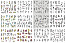 Load image into Gallery viewer, Pop Art Nail Stickers Sexy Girl Designs Comics Water Transfer Decals Manicure Lips Nail Art Decorations Slider Nail Art Stickers Decals Nail Art Supplies Valentines Day 3D Self-Adhesive Nail Decorations Accessories Women Girls Manicure Decorations