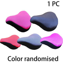 Load image into Gallery viewer, Cushion Replacement Pad Bike Saddle Racing 3D Mesh Anti-Slip Thickened Bicycle Seat Cover Soft Bike Seat Pad Comfort Road Bicycle Seat Covers Spin Bike Cycling Seat Cushions Indoor Outdoor Saddle
