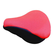 Load image into Gallery viewer, Cushion Replacement Pad Bike Saddle Racing 3D Mesh Anti-Slip Thickened Bicycle Seat Cover Soft Bike Seat Pad Comfort Road Bicycle Seat Covers Spin Bike Cycling Seat Cushions Indoor Outdoor Saddle