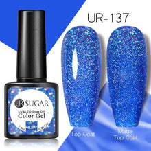 Load image into Gallery viewer, Popular 2022 Modern New Elegant Silver Purple Nail Gel Polish 7.5ml UV Manicuring Elegant Glossy Colororful Stylish Nail Design For Women