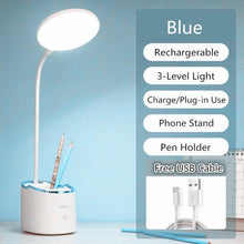 将图片加载到图库查看器,Rechargeable Table Lamp Storage Pen Holder Lamps Table 18 PCS LED Touch Table Lamp USB Hose Phone Stand Student Desk Lamp Decorative Table Lamp Cute Study Lamps for Bedroom Décor