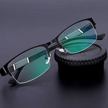 将图片加载到图库查看器,Lightweight Alloy Semi-Rimless Reading Glasses For Men And Women With Quality Half Frame Men Reading Glasses For Men New Retro Eyewear
