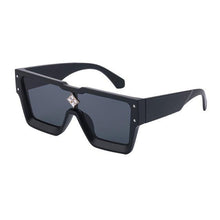 将图片加载到图库查看器,Oversized Square Rimless Shades UV400 Shape Sunglasses For Women New Fashionable New Big Frame Sun Glasses for Female New Latest Attractive Large Flat Top Eyewear For Unisex