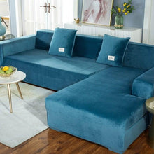 Load image into Gallery viewer, Stretchable Couch Cover Lounge Sofa Slipcover Furniture Cover Machine Washable Elasticated Sofa Covers Chaise Longue For Living Room Corner Armchair Elastic Cushion Couch Furniture 3 Seater Slipcover For Home